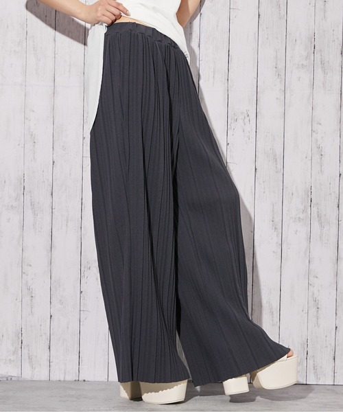 GORGE(ゴージ)の「《カットプリーツ イージー》ワイドパンツ/きれいめカジュアル/オールシーズン/全5色(その他パンツ・レディース・ブルー/アイボリー/ブラック/チャコール/モカ・F)」の10枚目の写真