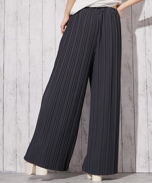 GORGE(ゴージ)の「《カットプリーツ イージー》ワイドパンツ/きれいめカジュアル/オールシーズン/全5色(その他パンツ・レディース・ブルー/アイボリー/ブラック/チャコール/モカ・F)」の12枚目の写真