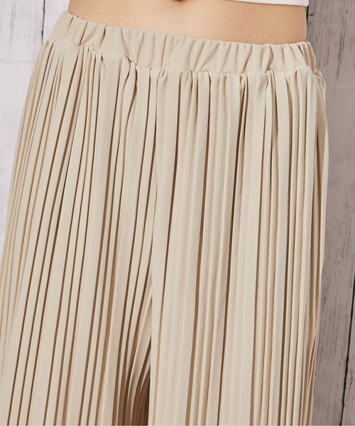 GORGE(ゴージ)の「《カットプリーツ イージー》ワイドパンツ/きれいめカジュアル/オールシーズン/全5色(その他パンツ・レディース・ブルー/アイボリー/ブラック/チャコール/モカ・F)」の21枚目の写真