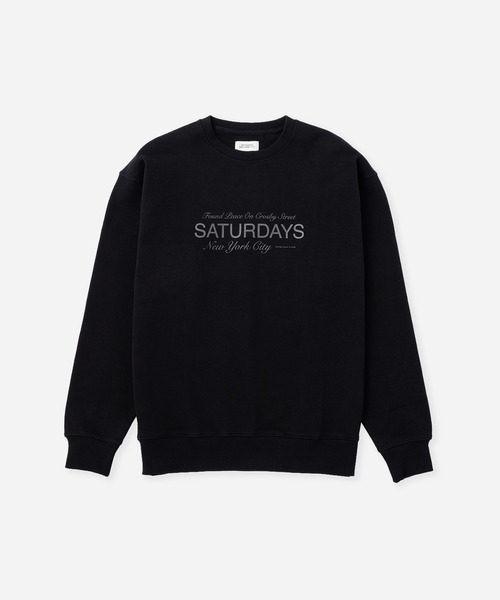 Saturdays NYC(サタデーズ ニューヨークシティ )の「Bowery Found Peace Sweatshirt(スウェット・メンズ・グリーン/ライトグレー/ブラック・L/M/S)」の2枚目の写真