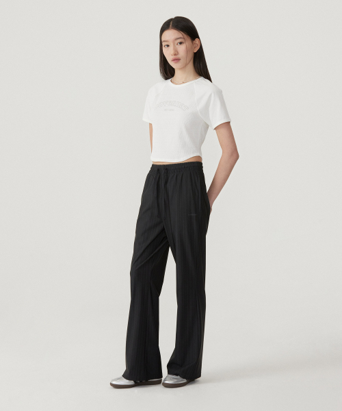 COVERNAT WOMAN(カバーナットウーマン)の「ウーマンベイビーフィットアーチクーパーロゴシャーリングTシャツホワイト(Tシャツ/カットソー・レディース・その他・WS/WM)」の5枚目の写真