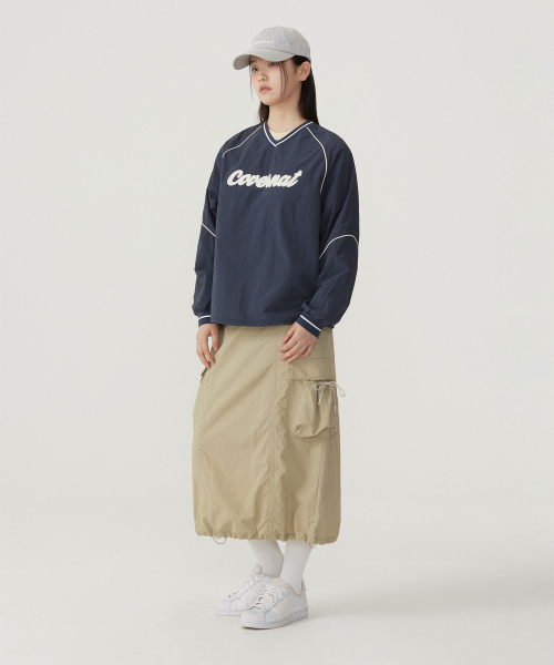 COVERNAT WOMAN(カバーナットウーマン)の「ウィメンズロゴナイロンロングスリーブネイビー(Tシャツ/カットソー・レディース・その他・WS/WM)」の4枚目の写真