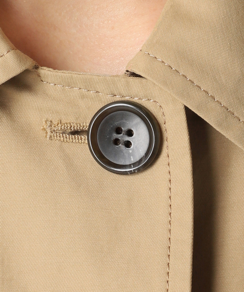 JOURNAL STANDARD relume（ジャーナルスタンダード　レリューム）の「《追加》［26SS新作］コットンナイロンAラインステンコート（ステンカラーコート・レディース・ベージュ・FREE）」の15枚目の写真
