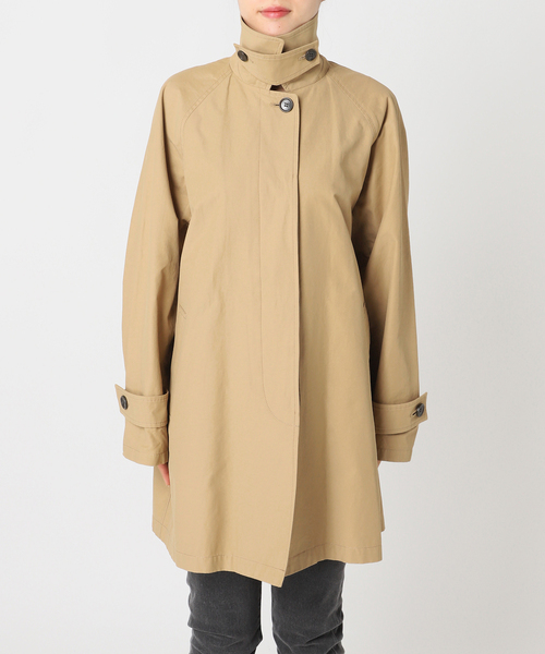 JOURNAL STANDARD relume（ジャーナルスタンダード　レリューム）の「《追加》［26SS新作］コットンナイロンAラインステンコート（ステンカラーコート・レディース・ベージュ・FREE）」の17枚目の写真