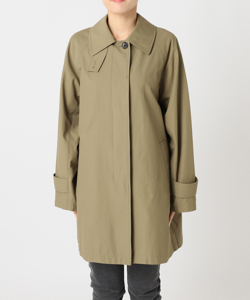JOURNAL STANDARD relume（ジャーナルスタンダード　レリューム）の「《追加》［26SS新作］コットンナイロンAラインステンコート（ステンカラーコート・レディース・ベージュ・FREE）」の22枚目の写真