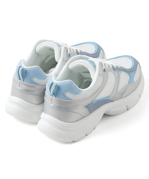 algy(アルジー)の「テック系スニーカー(スニーカー・キッズ・オフホワイト/サックスブルー・20/24/23/22/21)」の4枚目の写真