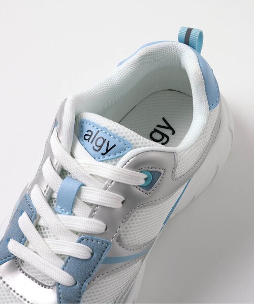 algy(アルジー)の「テック系スニーカー(スニーカー・キッズ・オフホワイト/サックスブルー・20/24/23/22/21)」の5枚目の写真