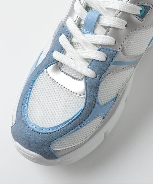 algy(アルジー)の「テック系スニーカー(スニーカー・キッズ・オフホワイト/サックスブルー・20/24/23/22/21)」の6枚目の写真