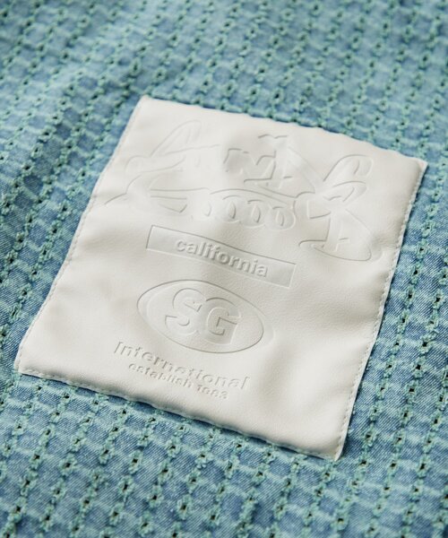 SOUNDSGOOOOD（サウンズグッド）の「【SOUNDS GOOOOD】ダメージデニムショルダーバッグ（ショルダーバッグ・レディース・グリーン/ネイビー・ONE SIZE）」の10枚目の写真