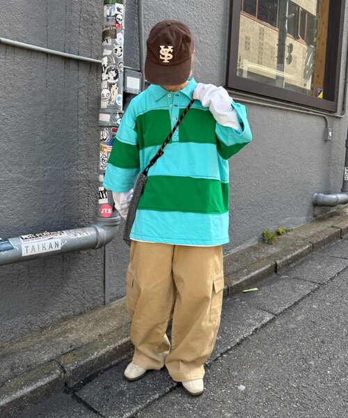 SOUNDSGOOOOD（サウンズグッド）の「【SOUNDS GOOOOD】ダメージデニムショルダーバッグ（ショルダーバッグ・レディース・グリーン/ネイビー・ONE SIZE）」の14枚目の写真