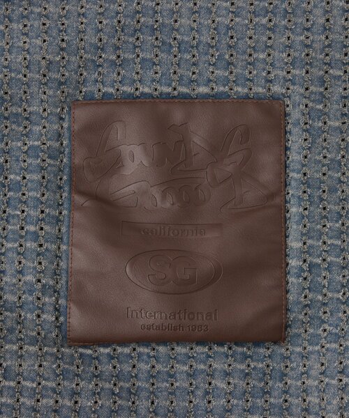 SOUNDSGOOOOD（サウンズグッド）の「【SOUNDS GOOOOD】ダメージデニムショルダーバッグ（ショルダーバッグ・レディース・グリーン/ネイビー・ONE SIZE）」の19枚目の写真