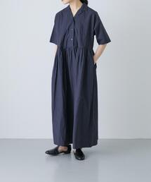 かぐれ | オープンカラーシャツワンピース(ワンピース)