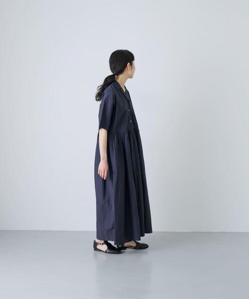 かぐれ（カグレ）の「オープンカラーシャツワンピース（ワンピース