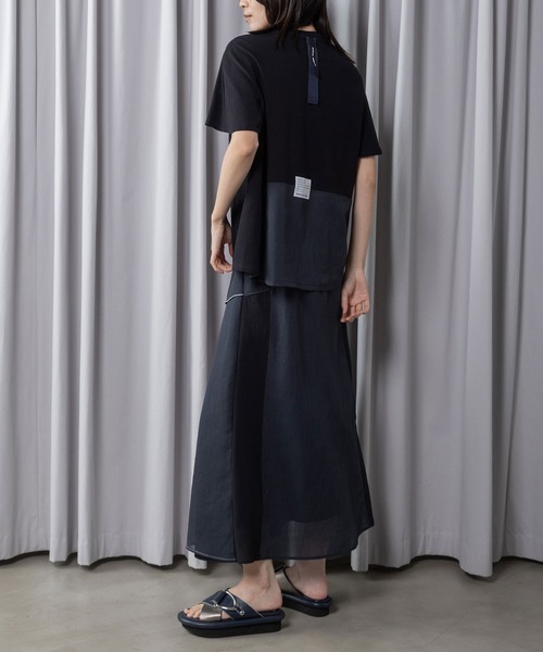 MARECHAL TERRE（マルシャルテル）の「ペプラムトップス（Tシャツ/カットソー・レディース・ホワイト/ライトベージュ/ブラック/セージグリーン・MEDIUM）」の20枚目の写真