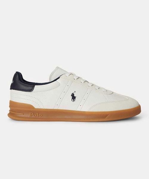 POLO RALPH LAUREN(ポロ ラルフ ローレン)の「ポロ ラルフ ローレン HERITAGE AERA ヘリテージ エラ スニーカー(スニーカー・レディース・ホワイト・70/60/50/40)」の1枚目の写真