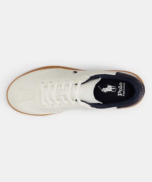 POLO RALPH LAUREN(ポロ ラルフ ローレン)の「ポロ ラルフ ローレン HERITAGE AERA ヘリテージ エラ スニーカー(スニーカー・レディース・ホワイト・70/60/50/40)」の2枚目の写真