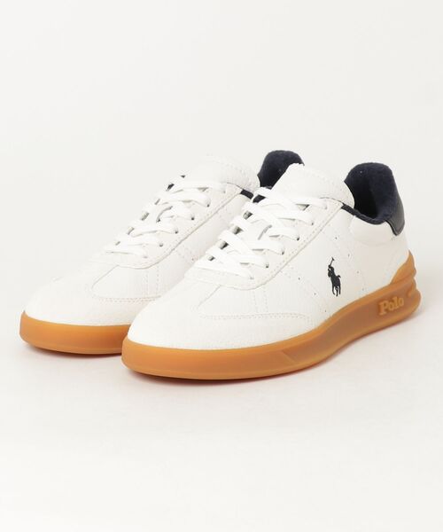 POLO RALPH LAUREN(ポロ ラルフ ローレン)の「ポロ ラルフ ローレン HERITAGE AERA ヘリテージ エラ スニーカー(スニーカー・レディース・ホワイト・70/60/50/40)」の4枚目の写真