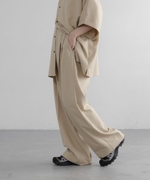 LOWRYS FARM（ローリーズファーム）の「【LFM(U)】ファンマーツイルタックワイドパンツ　 664967（スラックス）」