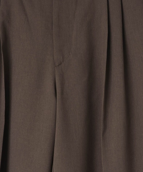 LOWRYS FARM（ローリーズファーム）の「【LFM(U)】ファンマーツイルタックワイドパンツ　 664967（スラックス・メンズ・ブラウン/ブラック/ベージュ・LARGE/MEDIUM）」の12枚目の写真