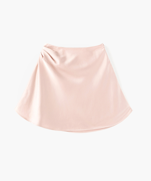 MONGDOL（モンドル）の「サイドタックサテンミディスカートライトピンクMDSK033LPINK（スカート・レディース・その他・SMALL/MEDIUM）」の6枚目の写真