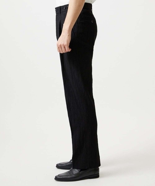 MICHEL KLEIN HOMME   （ミッシェルクランオム）の「楊柳ワイドスラックスパンツ（スラックス・メンズ・ネイビー/ブラック・X-LARGE/LARGE/MEDIUM）」の14枚目の写真
