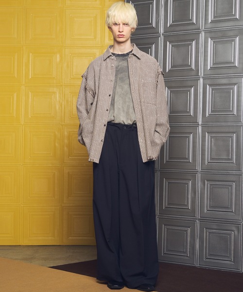 MAISON SPECIAL（メゾンスペシャル）の「《UNISEX》Sunburn Processing Prime-Over Short Sleeve T-shirt/サンバーンプロセシングプライムオーバーショートスリーブTシャツ【MAISON SPECIAL/メゾンスペシャル】（Tシャツ/カットソー・メンズ・グレー/ブラウン/ブラック/ライトブルー・0/1/2）」の6枚目の写真