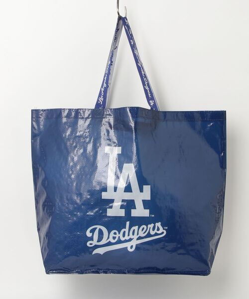 MLB(メジャーリーグベースボール)の「【MLB/エムエルビー】ロサンゼルス・ドジャース ロゴプリント ショッパー トートバッグ(トートバッグ・メンズ・ブルー/ブラック・FREE)」の6枚目の写真