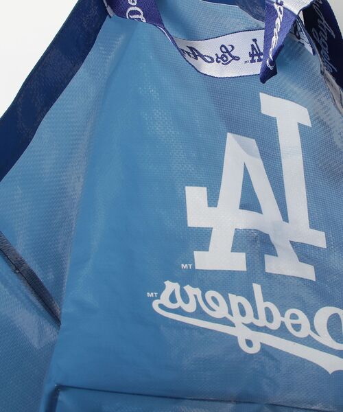 MLB(メジャーリーグベースボール)の「【MLB/エムエルビー】ロサンゼルス・ドジャース ロゴプリント ショッパー トートバッグ(トートバッグ・メンズ・ブルー/ブラック・FREE)」の14枚目の写真