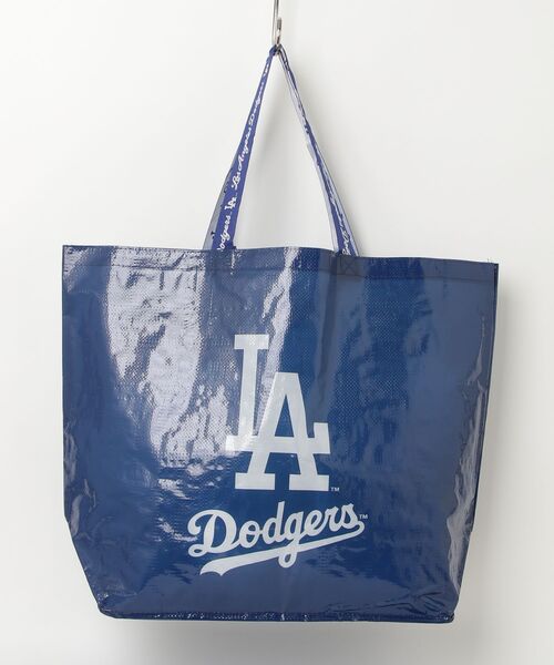 MLB(メジャーリーグベースボール)の「【MLB/エムエルビー】ロサンゼルス・ドジャース ロゴプリント ショッパー トートバッグ(トートバッグ・メンズ・ブルー/ブラック・FREE)」の12枚目の写真