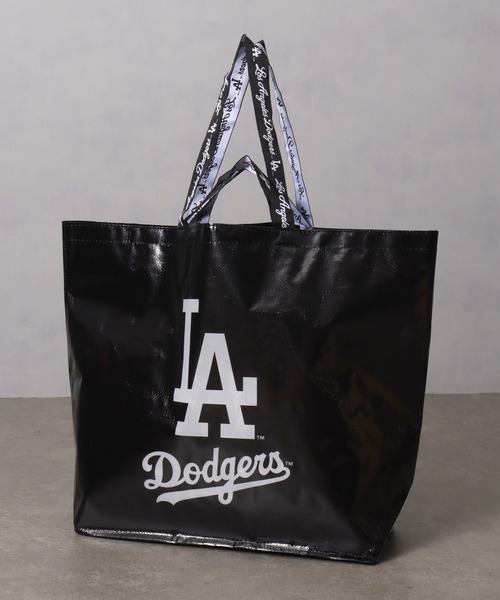 MLB(メジャーリーグベースボール)の「【MLB/エムエルビー】ロサンゼルス・ドジャース ロゴプリント ショッパー トートバッグ(トートバッグ・メンズ・ブルー/ブラック・FREE)」の7枚目の写真