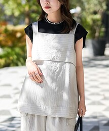 RONEL（ロネル）の「【RONEL】ストライプキャミソールビスチェ（キャミソール）」