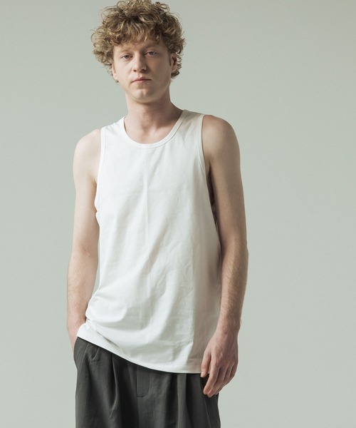 SLICK/スリック】Sorona Jersey Tank Top/ソロナ ジャージー タンク