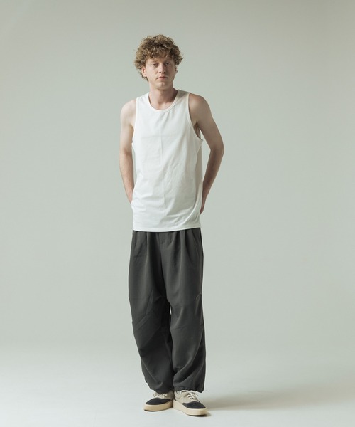 SLICK(スリック)の「【SLICK/スリック】Sorona Jersey Tank Top/ソロナ ジャージー タンクトップ/機能素材(タンクトップ・メンズ・ブラック/ホワイト/モカ・3/2/1)」の11枚目の写真