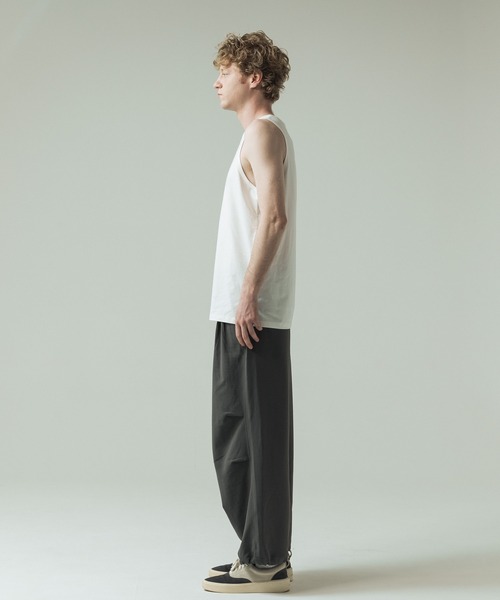 SLICK(スリック)の「【SLICK/スリック】Sorona Jersey Tank Top/ソロナ ジャージー タンクトップ/機能素材(タンクトップ・メンズ・ブラック/ホワイト/モカ・3/2/1)」の13枚目の写真