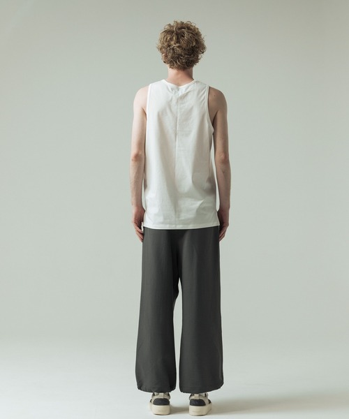 SLICK(スリック)の「【SLICK/スリック】Sorona Jersey Tank Top/ソロナ ジャージー タンクトップ/機能素材(タンクトップ・メンズ・ブラック/ホワイト/モカ・3/2/1)」の14枚目の写真
