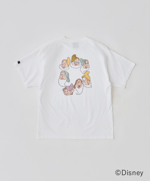 ADAM PATEK(アダムパテック)の「【ADAMPATEK/アダムパテック】Snow White and the Seven Dwarfs circleT 白雪姫プリントTEE(Tシャツ/カットソー・レディース・ブラック/ホワイト・1/2)」の2枚目の写真