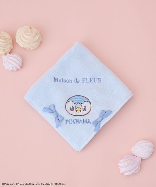 刺繍タオルハンカチ ポッチャマ（ハンカチ/ハンドタオル）｜Maison de