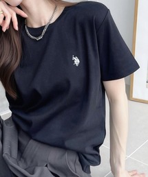 【Ada.別注 U.S. POLO ASSN.】 ベーシック スムース 半袖 Tシャツ ◎