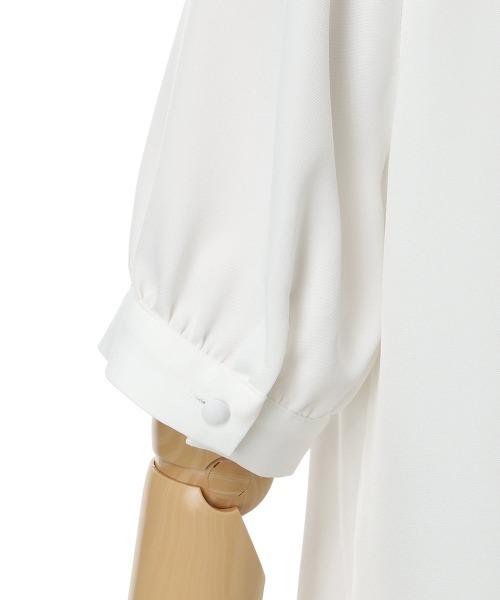 F i.n.t(フィント)の「小花刺繍クロスタイブラウス(シャツ/ブラウス・レディース・ホワイト×ブルー/アイボリー・FREE)」の19枚目の写真