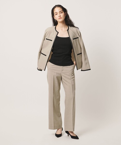 UNITED ARROWS(ユナイテッドアローズ)の「Spiree ASAMI ワイドパンツ ‐ウォッシャブル‐(スラックス・レディース・ネイビー/ナチュラル・36/38/40)」の7枚目の写真