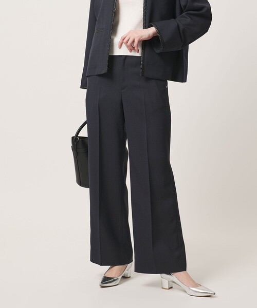 UNITED ARROWS(ユナイテッドアローズ)の「Spiree ASAMI ワイドパンツ ‐ウォッシャブル‐(スラックス・レディース・ネイビー/ナチュラル・36/38/40)」の8枚目の写真