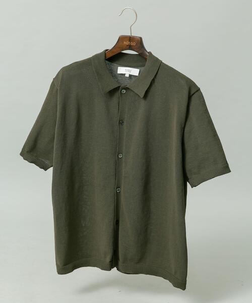 URBAN RESEARCH ROSSO MEN（アーバンリサーチロッソメン）の「『UR TECH』AIRDRY半袖ポロカーディガン（カーディガン/ボレロ・メンズ・カーキ/チャコールグレー/ライトグレー/ネイビー・MEDIUM/LARGE/X-LARGE）」の3枚目の写真