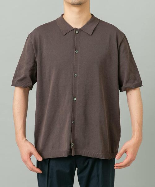 URBAN RESEARCH ROSSO MEN（アーバンリサーチロッソメン）の「『UR TECH』AIRDRY半袖ポロカーディガン（カーディガン/ボレロ・メンズ・カーキ/チャコールグレー/ライトグレー/ネイビー・MEDIUM/LARGE/X-LARGE）」の13枚目の写真