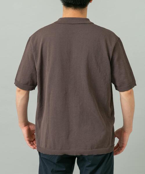 URBAN RESEARCH ROSSO MEN（アーバンリサーチロッソメン）の「『UR TECH』AIRDRY半袖ポロカーディガン（カーディガン/ボレロ・メンズ・カーキ/チャコールグレー/ライトグレー/ネイビー・MEDIUM/LARGE/X-LARGE）」の15枚目の写真