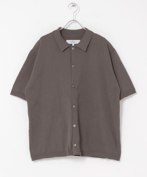 URBAN RESEARCH ROSSO MEN（アーバンリサーチロッソメン）の「『UR TECH』AIRDRY半袖ポロカーディガン（カーディガン/ボレロ・メンズ・カーキ/チャコールグレー/ライトグレー/ネイビー・MEDIUM/LARGE/X-LARGE）」の16枚目の写真