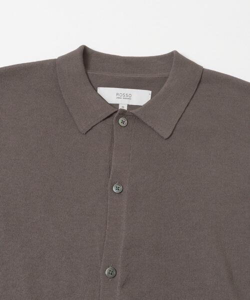 URBAN RESEARCH ROSSO MEN（アーバンリサーチロッソメン）の「『UR TECH』AIRDRY半袖ポロカーディガン（カーディガン/ボレロ・メンズ・カーキ/チャコールグレー/ライトグレー/ネイビー・MEDIUM/LARGE/X-LARGE）」の17枚目の写真