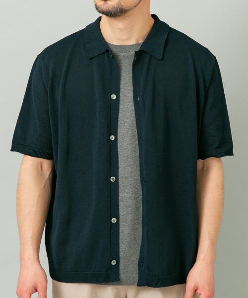URBAN RESEARCH ROSSO MEN（アーバンリサーチロッソメン）の「『UR TECH』AIRDRY半袖ポロカーディガン（カーディガン/ボレロ・メンズ・カーキ/チャコールグレー/ライトグレー/ネイビー・MEDIUM/LARGE/X-LARGE）」の21枚目の写真
