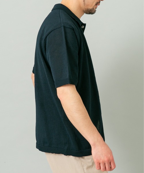 URBAN RESEARCH ROSSO MEN（アーバンリサーチロッソメン）の「『UR TECH』AIRDRY半袖ポロカーディガン（カーディガン/ボレロ・メンズ・カーキ/チャコールグレー/ライトグレー/ネイビー・MEDIUM/LARGE/X-LARGE）」の18枚目の写真