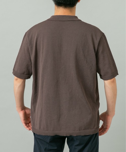 URBAN RESEARCH ROSSO MEN（アーバンリサーチロッソメン）の「『UR TECH』AIRDRY半袖ポロカーディガン（カーディガン/ボレロ・メンズ・カーキ/チャコールグレー/ライトグレー/ネイビー・MEDIUM/LARGE/X-LARGE）」の22枚目の写真