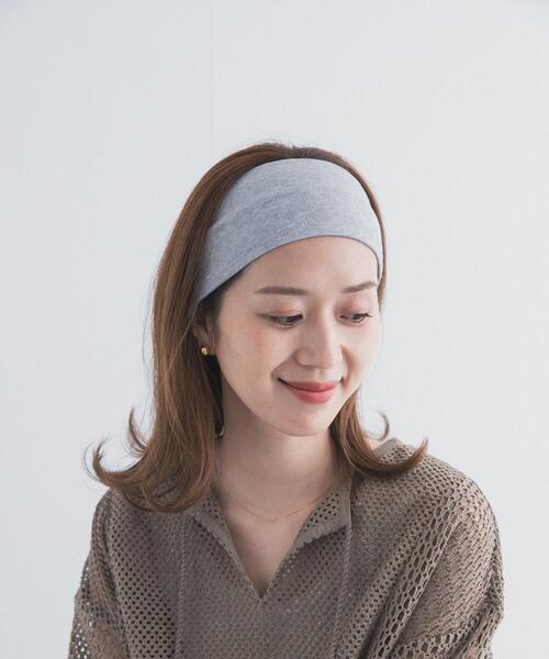 URBAN RESEARCH DOORS（アーバンリサーチドアーズ）の「プレート付きヘアバンド（ヘアバンド・レディース・チャコールグレー/グレー・ONE）」の2枚目の写真